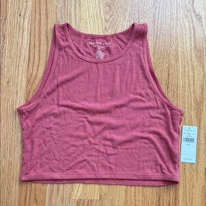 American Eagle Outfitters Dusty Rose Crop Top